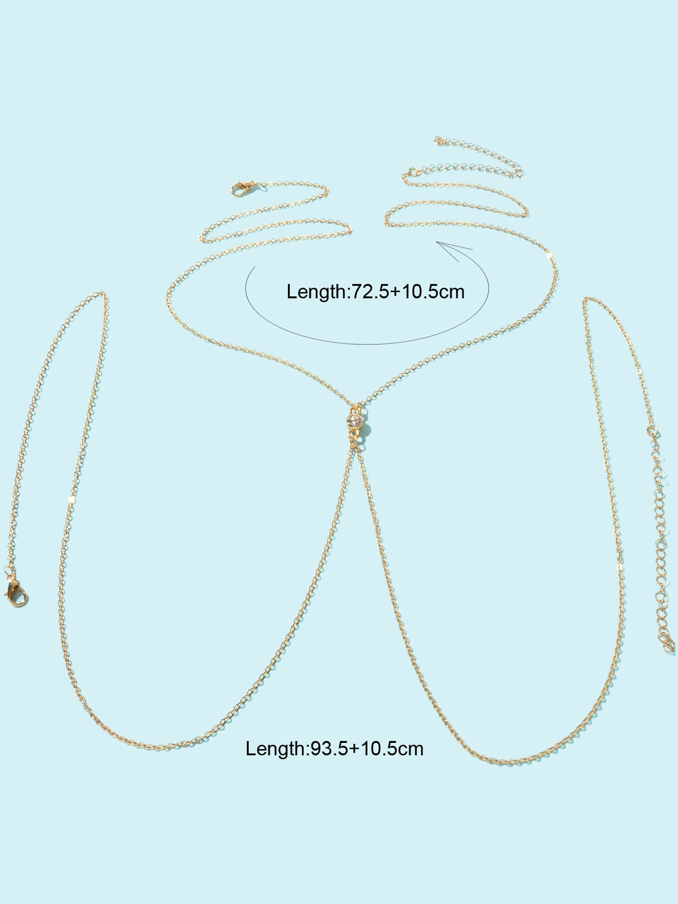 Sexy Thin Bra Gold Silver Crossover Body Chain Bikini Harness Beach Body Jewelry-1