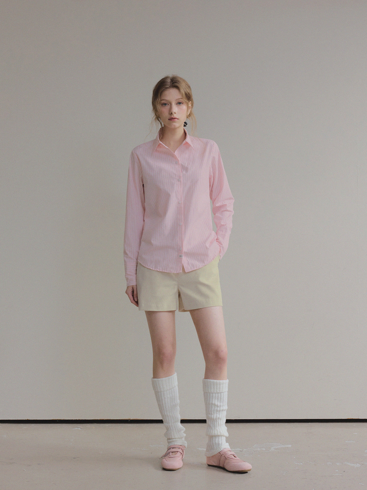 Hughes Stripe Cuffs Long-Sleeve Shirt