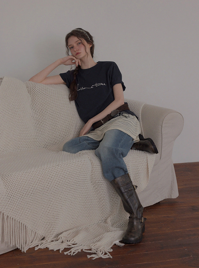 Roa Relaxed Fit Washed Wide Denim