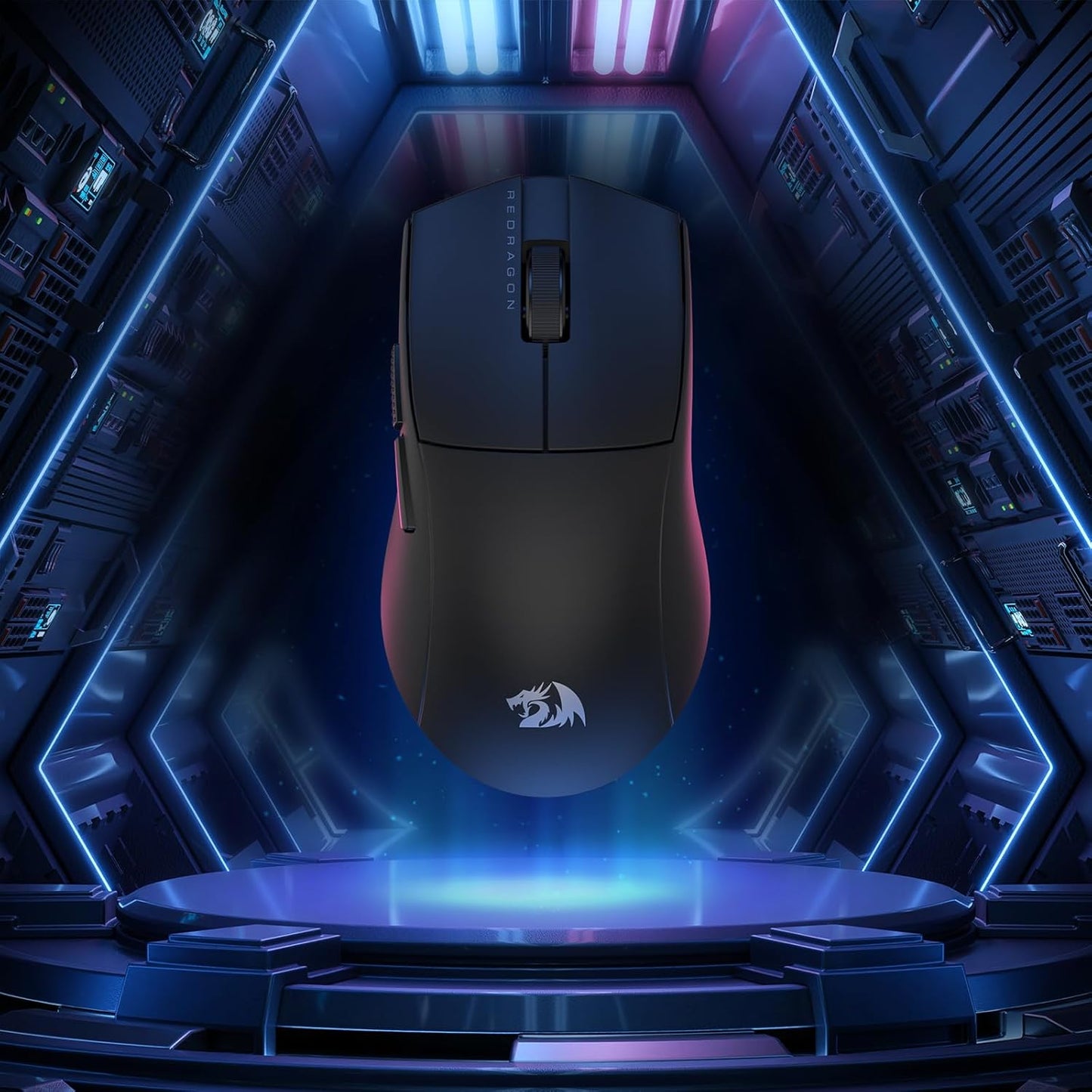 Redragon M724 Wired Ultra-Light Gaming Mouse – 42g, 12400 DPI, 5 Programmable Buttons
