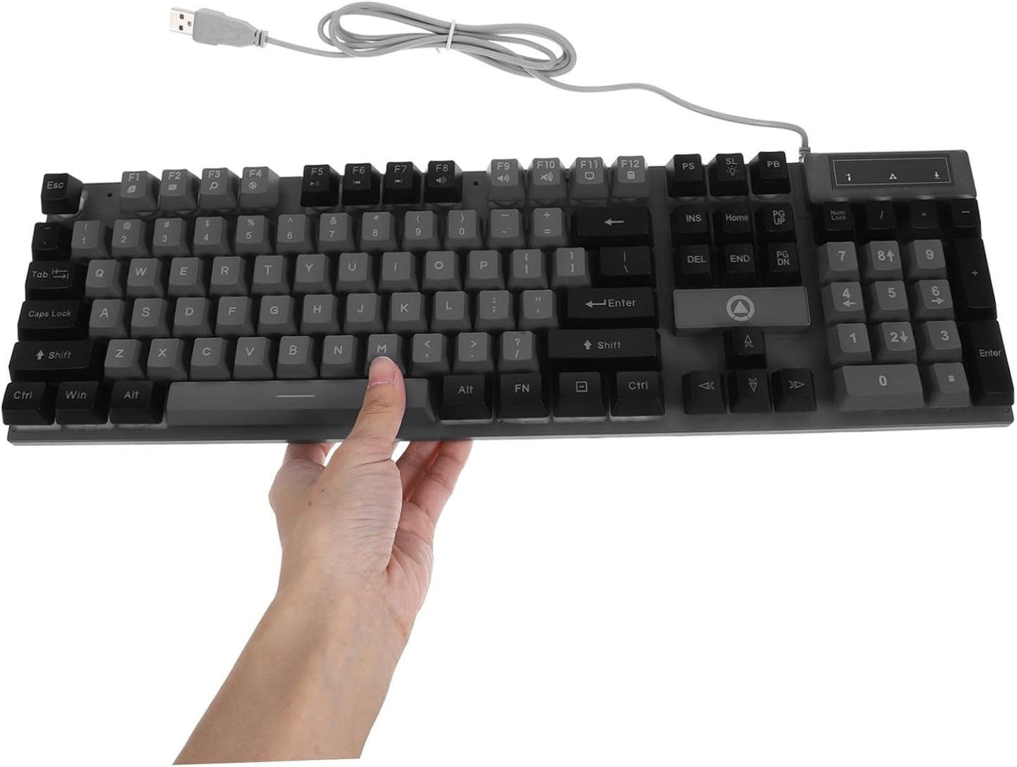 Wired Mechanical RGB Gaming Keyboard – Full Size USB