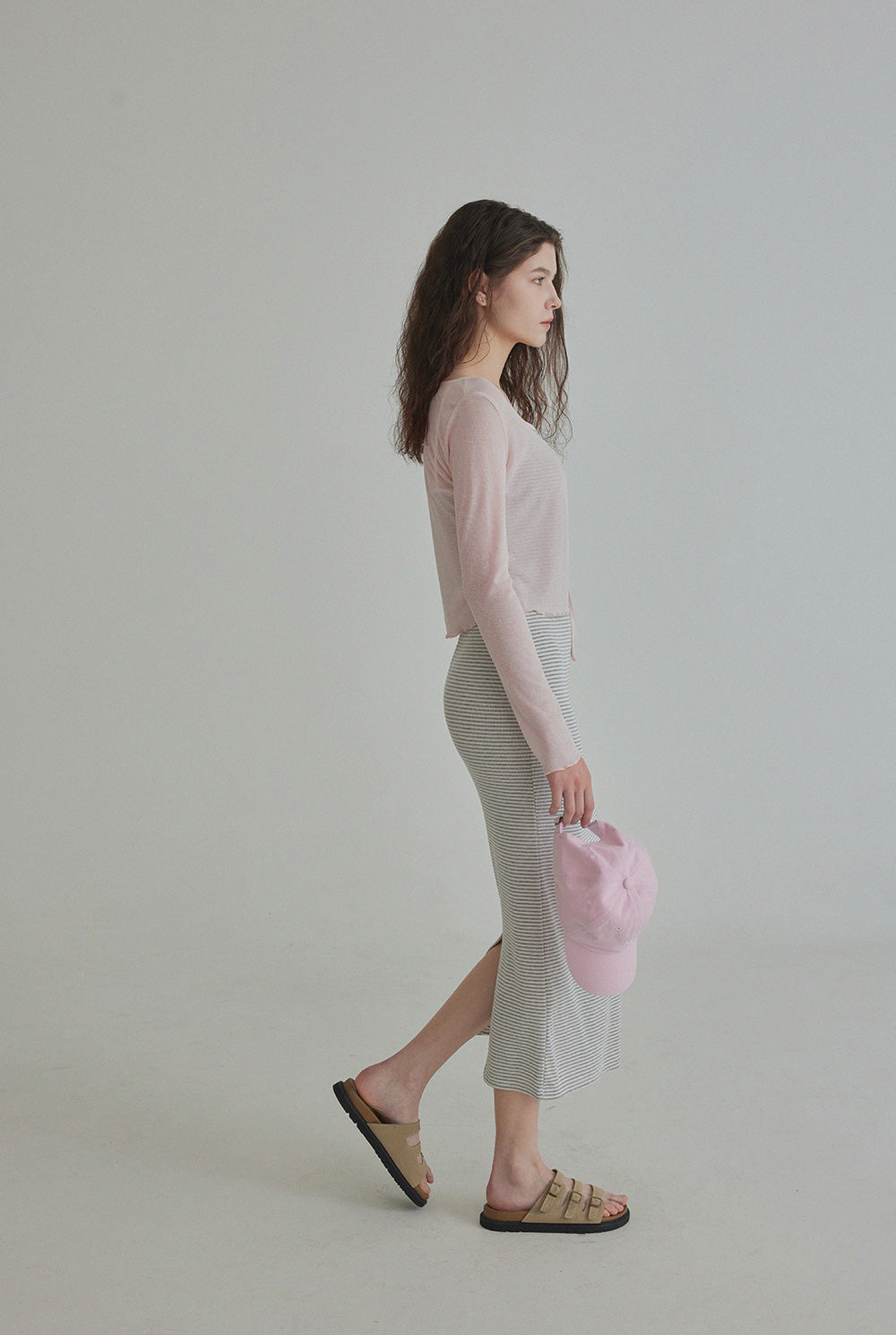 Lezen Modern Striped Summer Dress