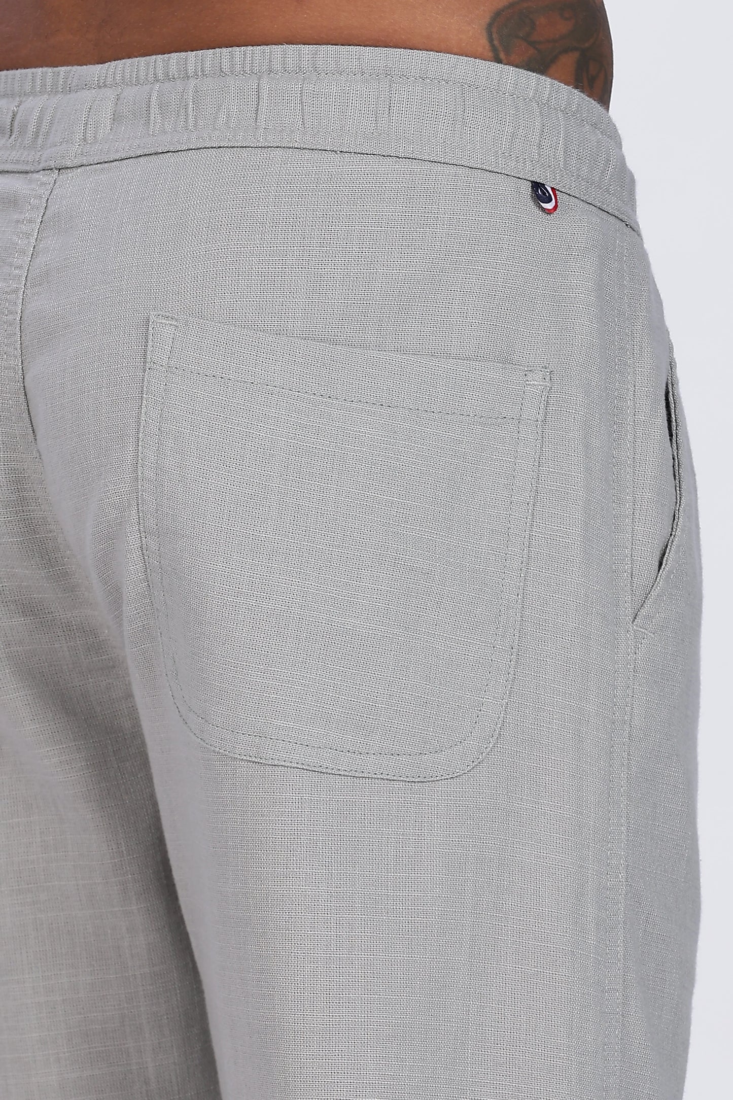 Minimal Gray Linen Trousers 100% Premium Linen, Comfortable & Breathable