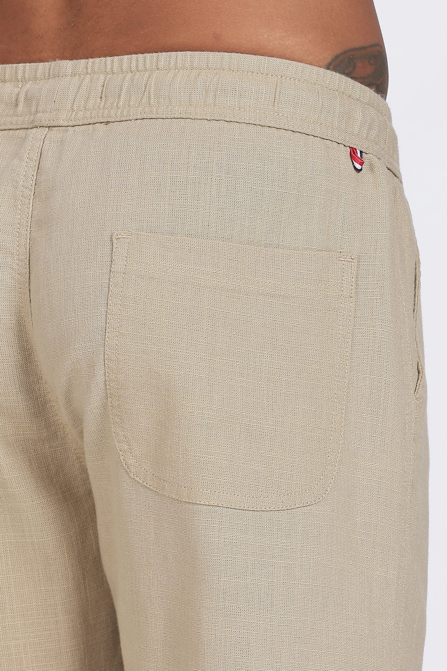 Khaki Linen Trousers 100% Linen, Minimal & Comfortable Style