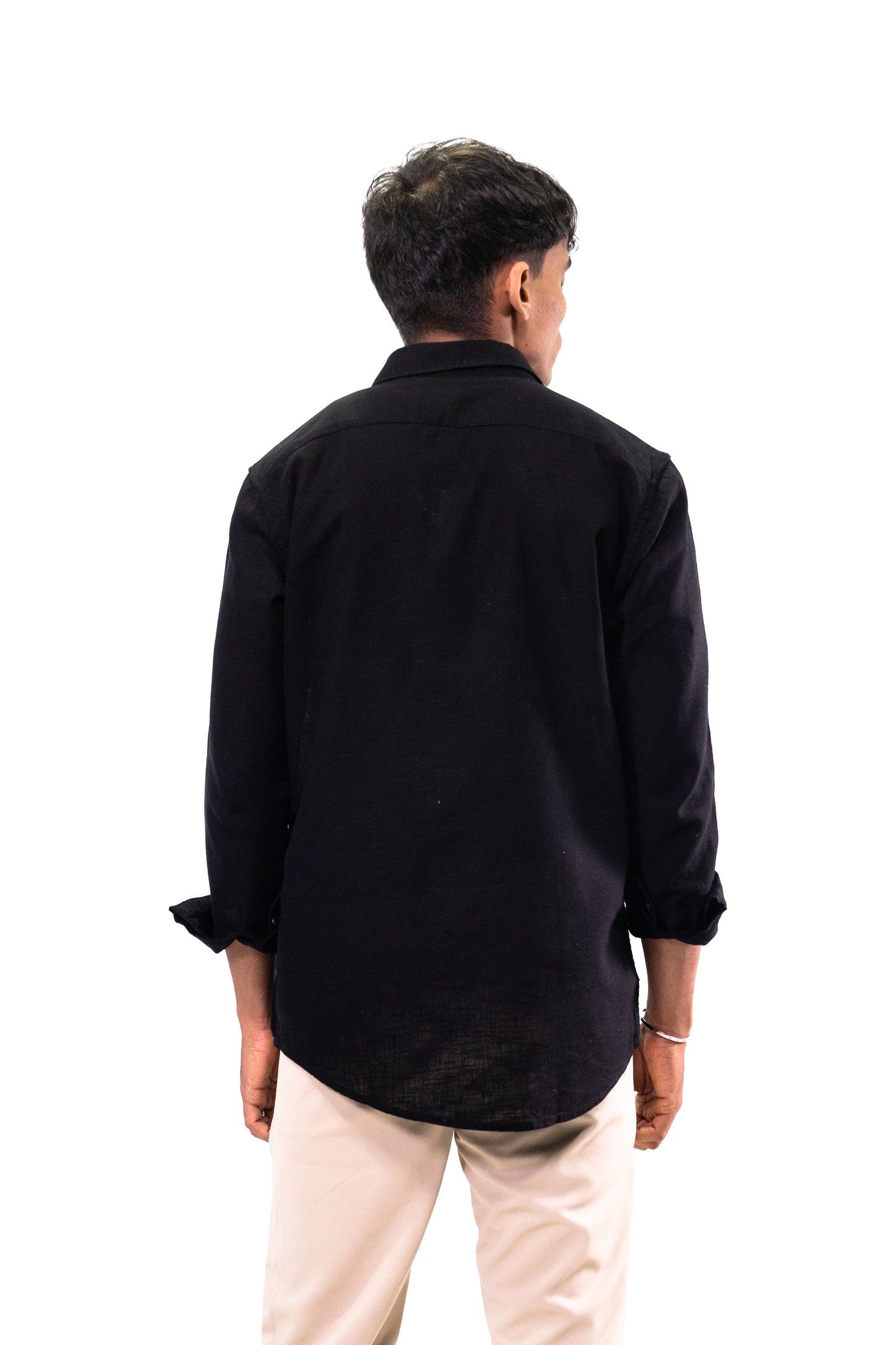 Minimal Solid Color Linen Shirt Casual & Comfortable