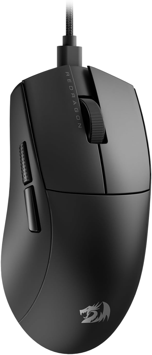 Redragon M724 Wired Ultra-Light Gaming Mouse – 42g, 12400 DPI, 5 Programmable Buttons