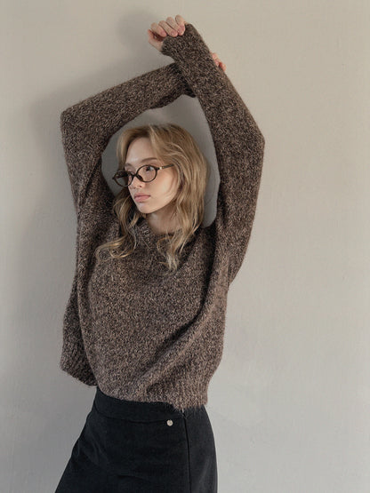 Dupe Mixed Loose-Fit Knit