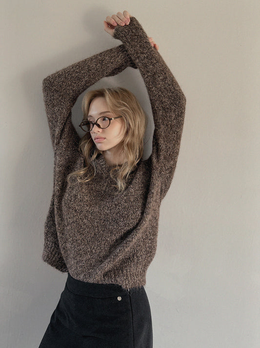 Dupe Mixed Loose-Fit Knit