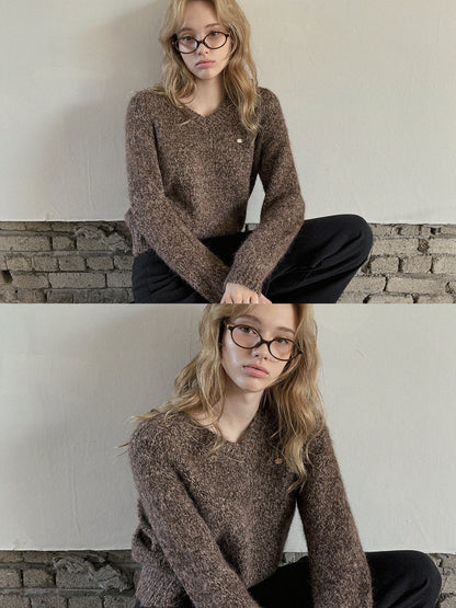 Dupe Mixed Loose-Fit Knit