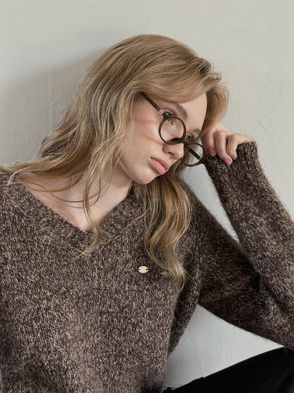 Dupe Mixed Loose-Fit Knit