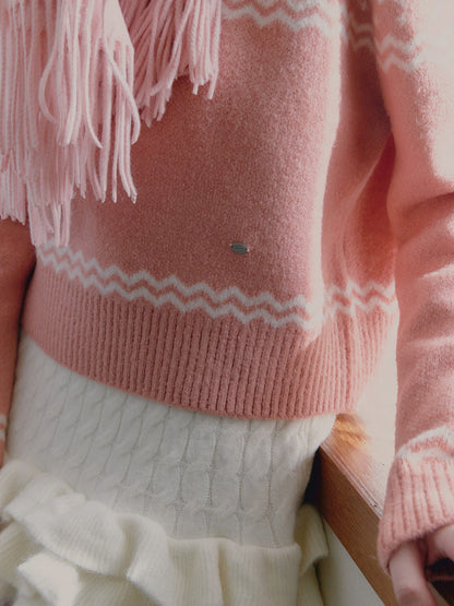 Bemon Snowflake Round Knit