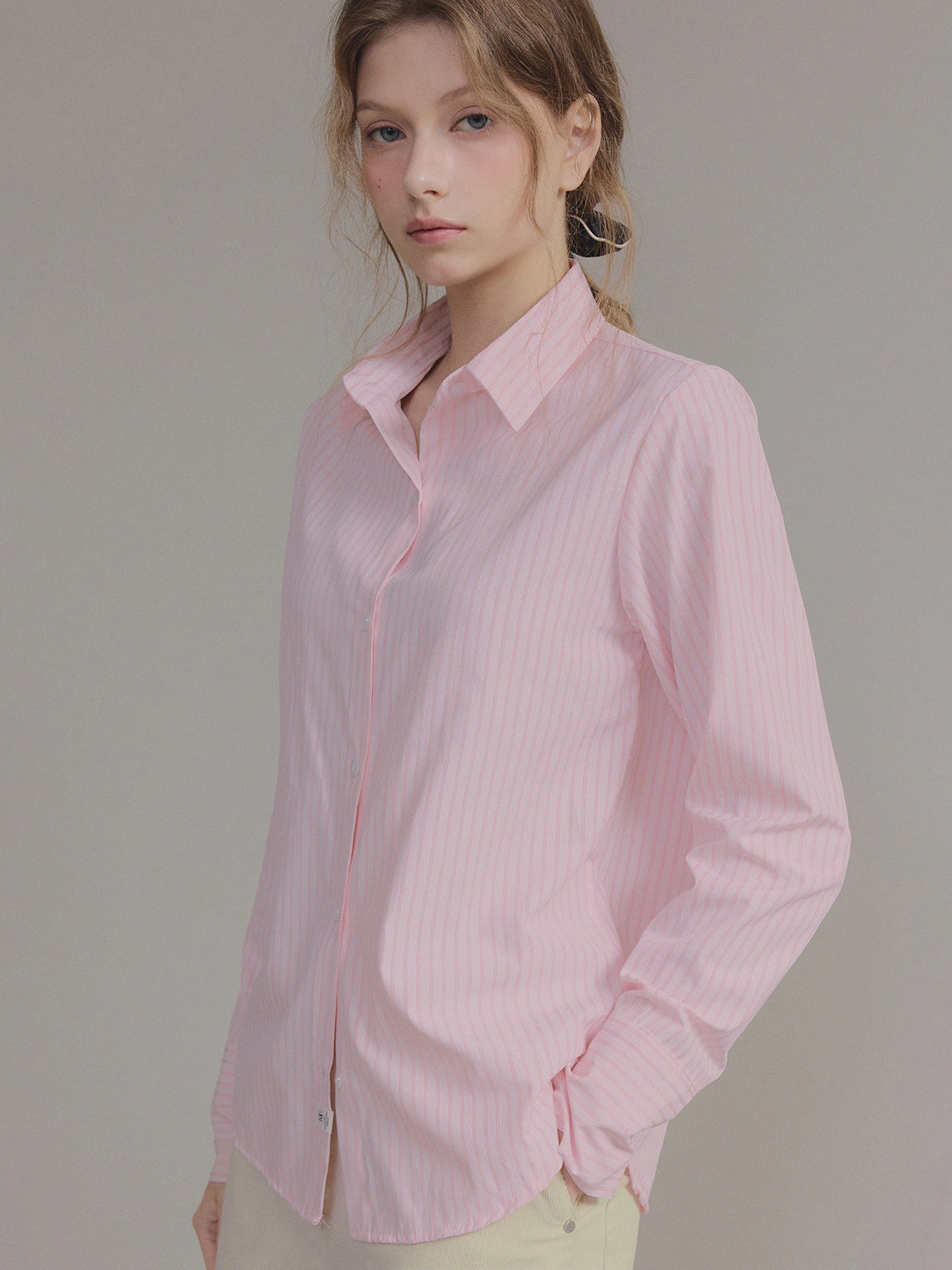 Hughes Stripe Cuffs Long-Sleeve Shirt