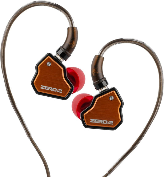 Linsoul 7HZ x Crinacle Zero 2 HiFi Earbuds 10mm Dynamic Drivers & OFC Cable