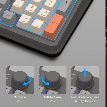 Wired Mechanical Gaming Keyboard Maijia K82, 94 Keys, Backlit Luminous Design