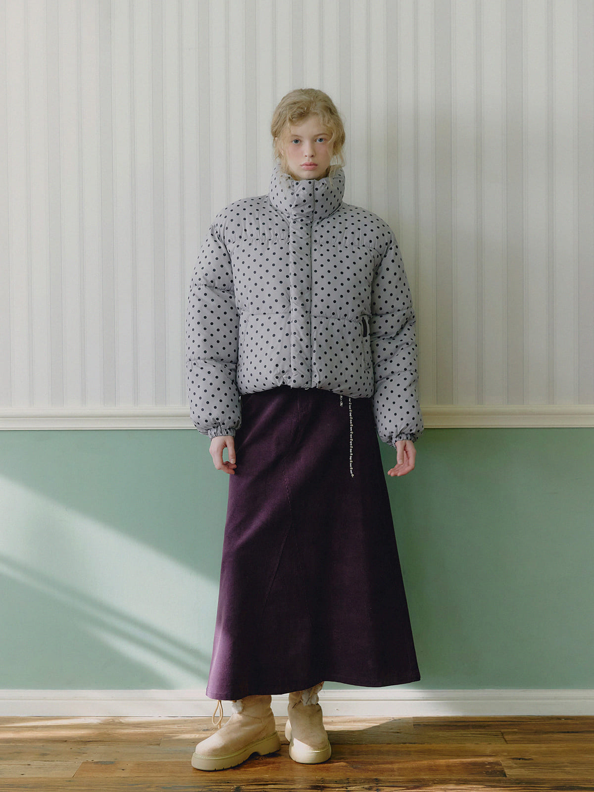 Shaco Dot Short Padded Jumper