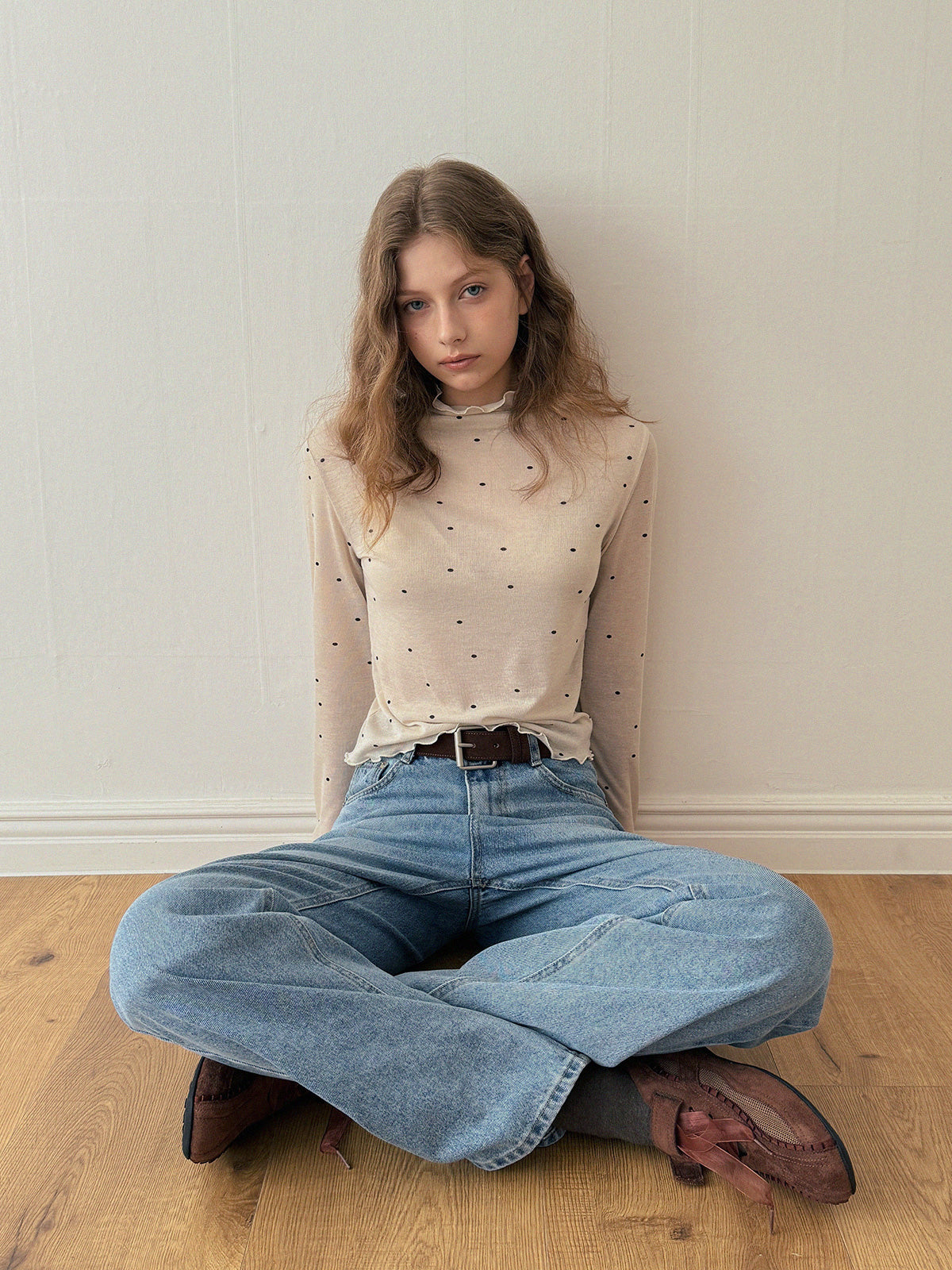 Cont Straight Denim Long Pants