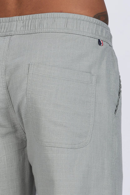 Light Green Linen Trousers 100% Linen, Minimal & Relaxed Style