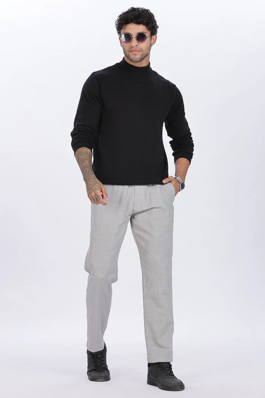 Minimal Gray Linen Trousers 100% Premium Linen, Comfortable & Breathable