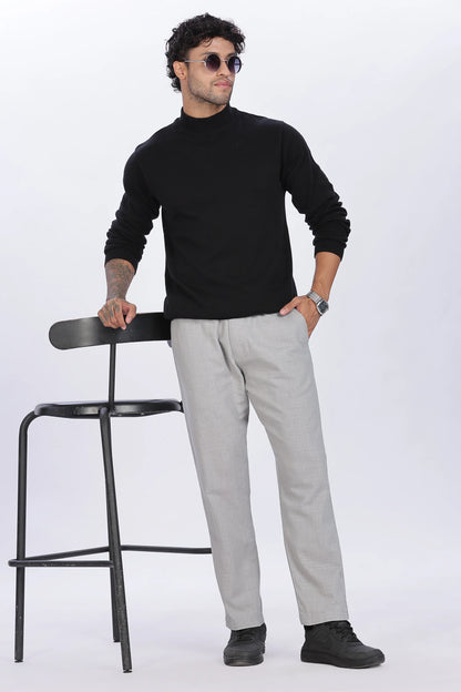 Minimal Gray Linen Trousers 100% Premium Linen, Comfortable & Breathable