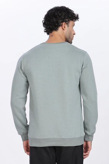 Green Sweat Shirt Minimal Style & Everyday Comfort