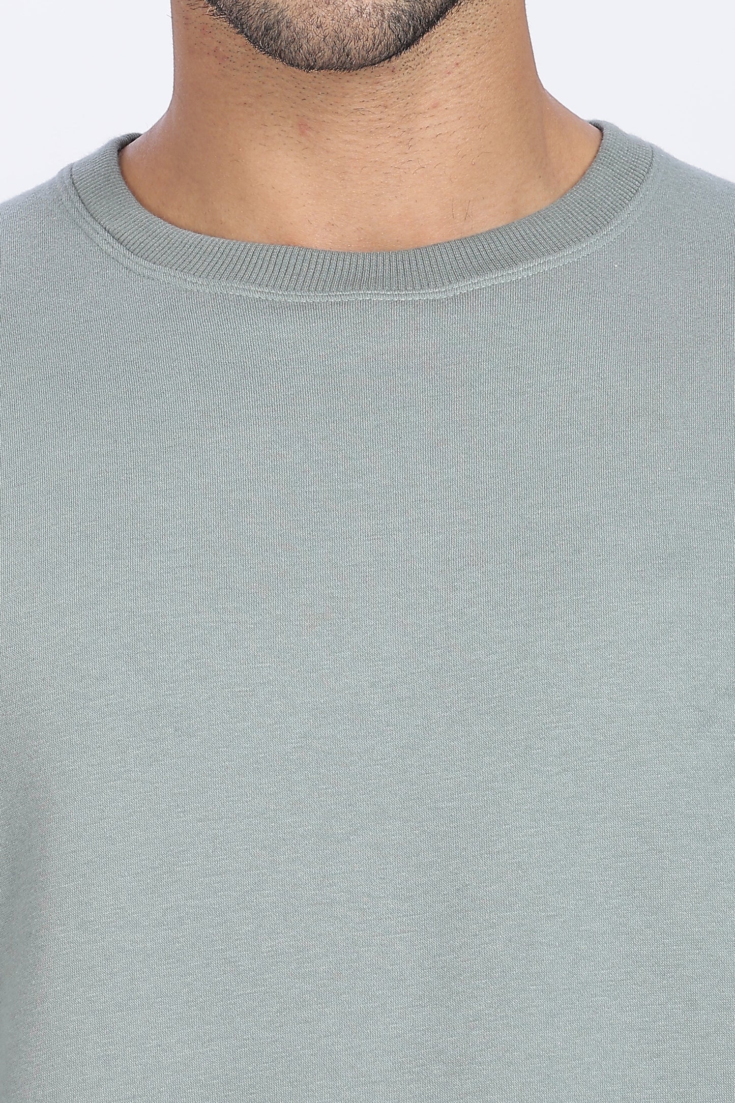 Green Sweat Shirt Minimal Style & Everyday Comfort