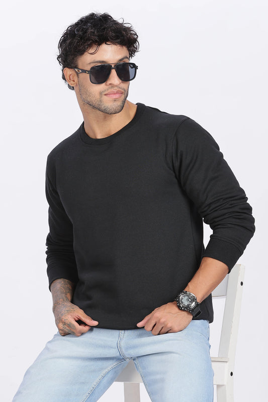 Black Sweatshirt Minimal Style & Everyday Comfort