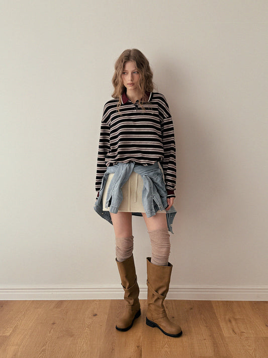 Julen Rugby Collar Long Sleeve T-shirt