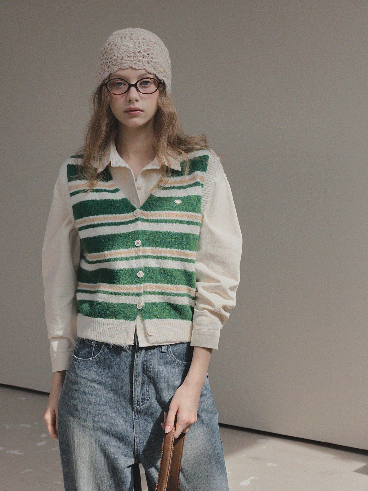 Idel Peach Pocket Long-Sleeve Shirt