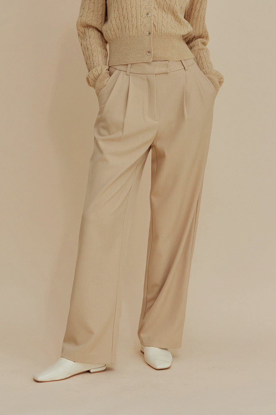 [TWEE] Shamon Toppintuck Wide Slacks-1