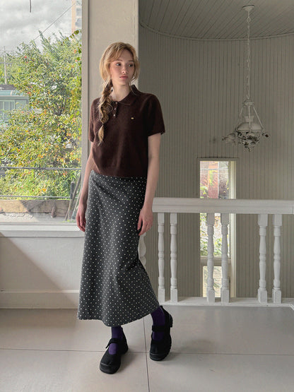 Ribel Soft Collar Knit Tee