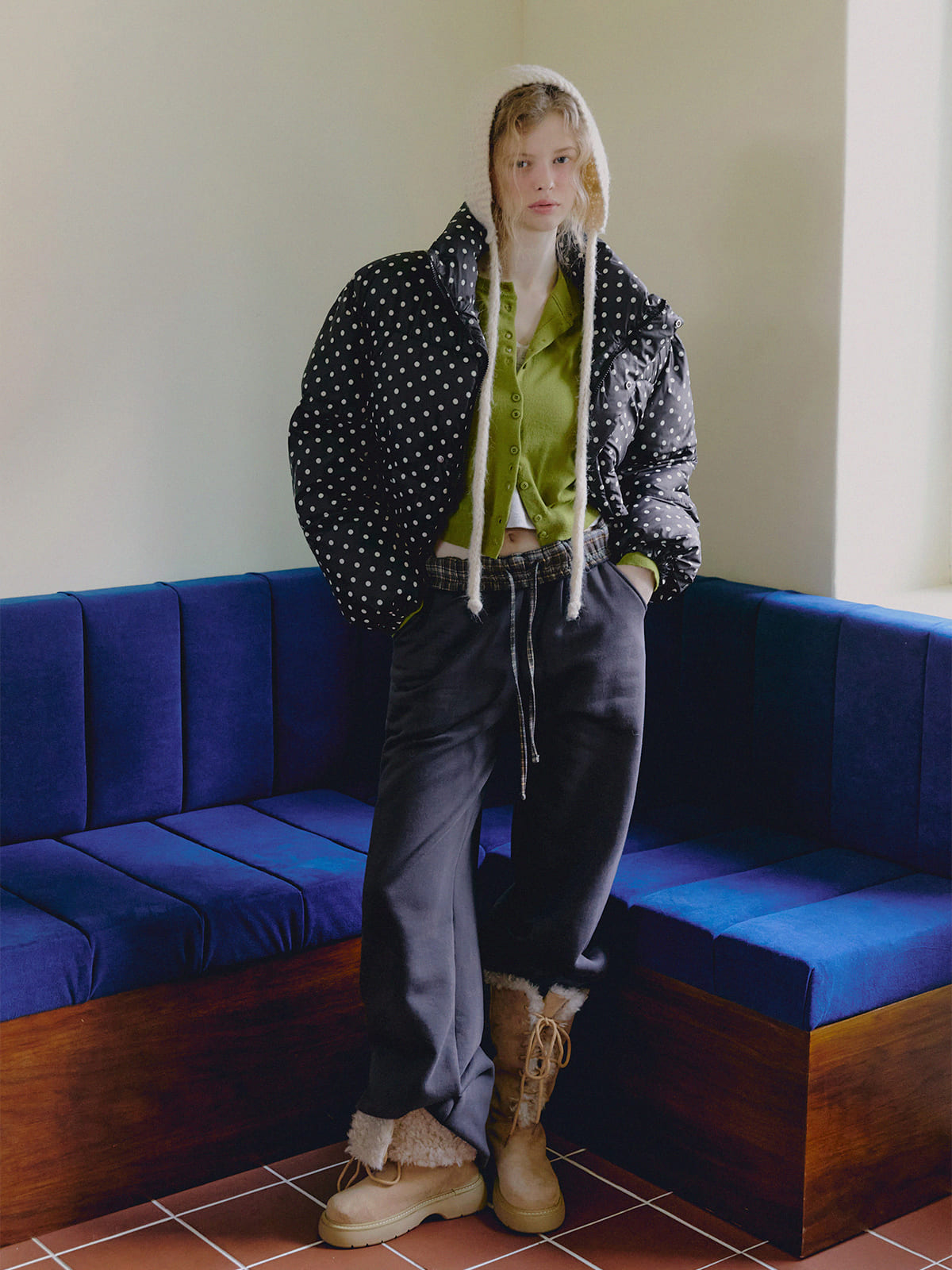 Shaco Dot Short Padded Jumper