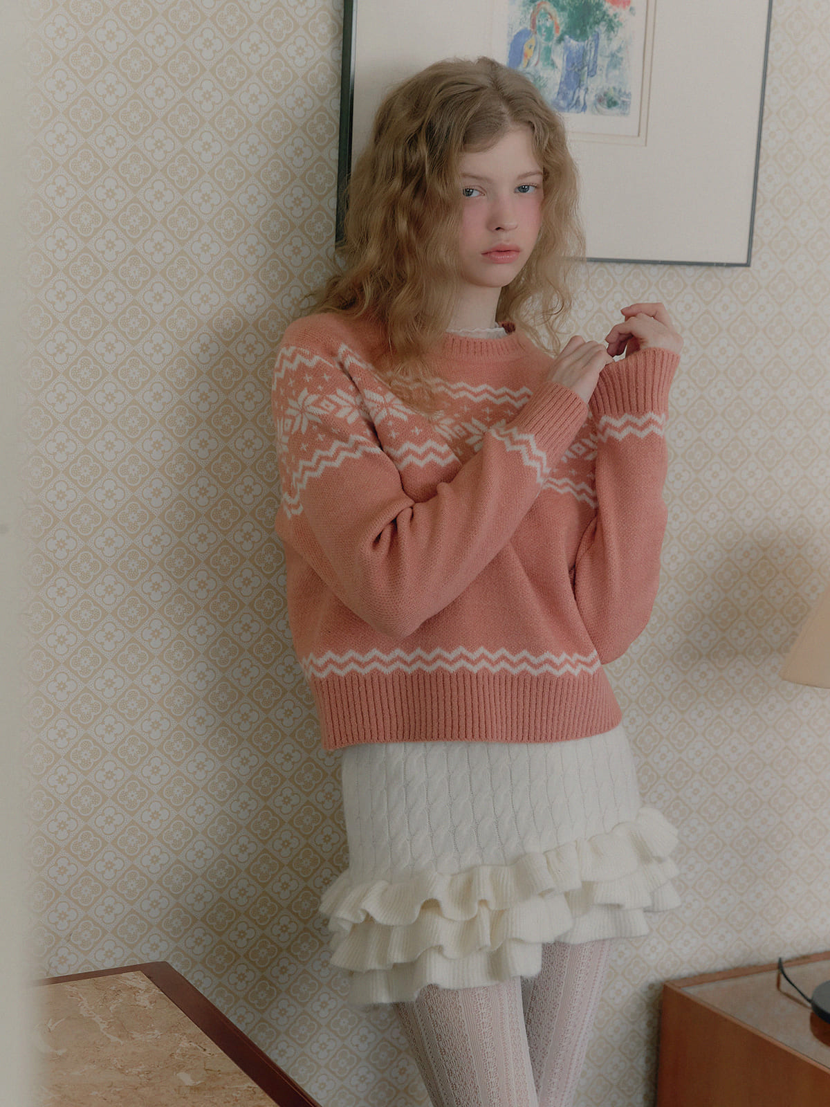 Bemon Snowflake Round Knit