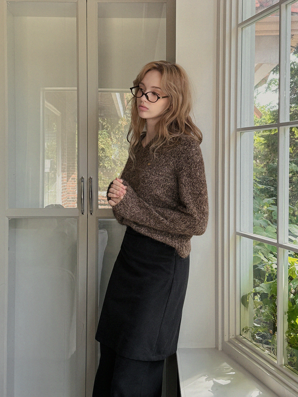 Dupe Mixed Loose-Fit Knit