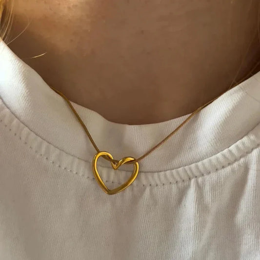 Heart Pendant Necklace | Elegant Love Gift Jewelry-2