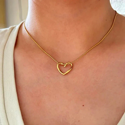 Heart Pendant Necklace | Elegant Love Gift Jewelry-1